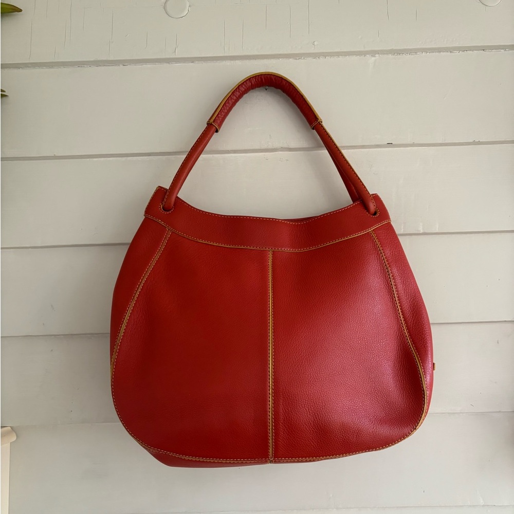 Cole Haan Pumpkin Orange Y2K Vintage Leather Bag